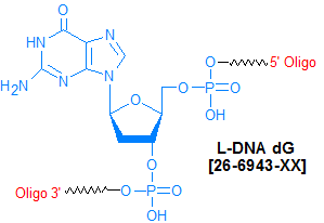 picture of L-DNA dG (beta L)